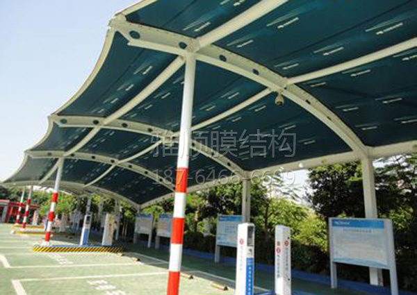 膜結(jié)構(gòu)電動車、自行車棚