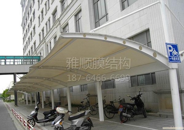 膜結(jié)構(gòu)電動(dòng)車、自行車棚