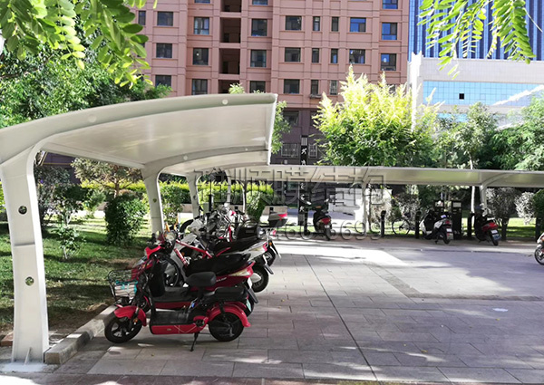 膜結(jié)構(gòu)電動(dòng)車(chē)、自行車(chē)棚